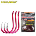 Hot Selling Red High Carbon Steel Octopus Shape Fishing Hook Barbed Hook for General Fishing in Stream River and Lake