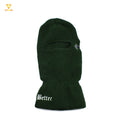Custom Ski Mask Balaclava Outdoor Black Jacquard Logo Camouflage Dot Unisex Adult One Hole Knitted