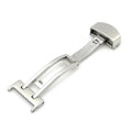 Solid Fold Button Clasp for Watches Stainless Steel 14mm 16mm 18mm 20mm 22mm Butterfly Deployment Buckle Watch Band Accessories