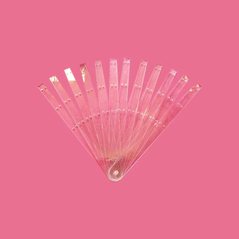 Transparent Acrylic Hand Fan Staves Clear Acrylic Fan Staves Lucite Staves for Folding Fan