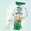 Organic Licorice Root Face Wash for Oily Skin 120ml Deep Cleansing Black Spots & Dirt Gentle Lightening Ingredients