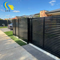 Manufacturers Direct Selling Aluminium Balustrade Rectangular Slat Tube Fence Panel House Garden School Backyard