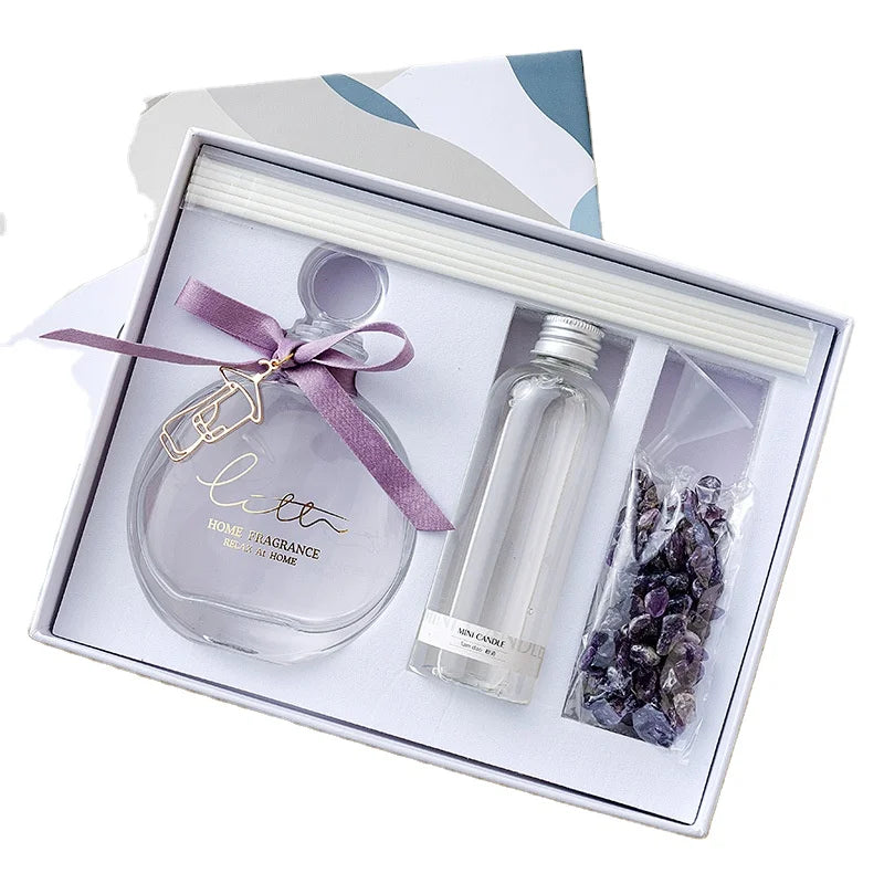 R376 Flameless Scented Diffuser Reeds New Reed Diffuser Packaging Boxes Reed Diffuser Sets
