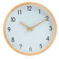 Silent Wall Clock Wooden Frame Modern Simple Wall Clock