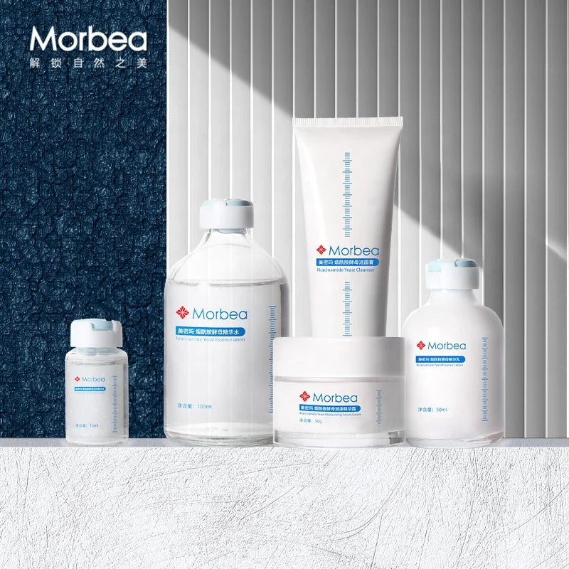 Private Label MORBEA Niacinamide Yeast Moisture Deep Moisturizing Hydrating Brightening Skin Care Set for All Skin Type