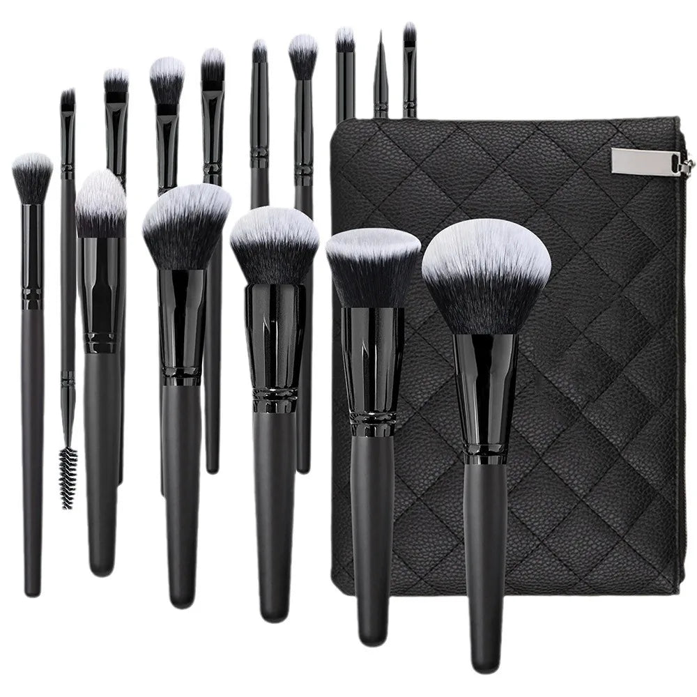 Makeup Brush Set 15 Pcs Premium Synthetic Foundation Powder Concealer Eyeshadow Blush Makeup Brushes Make up Brushes Kit