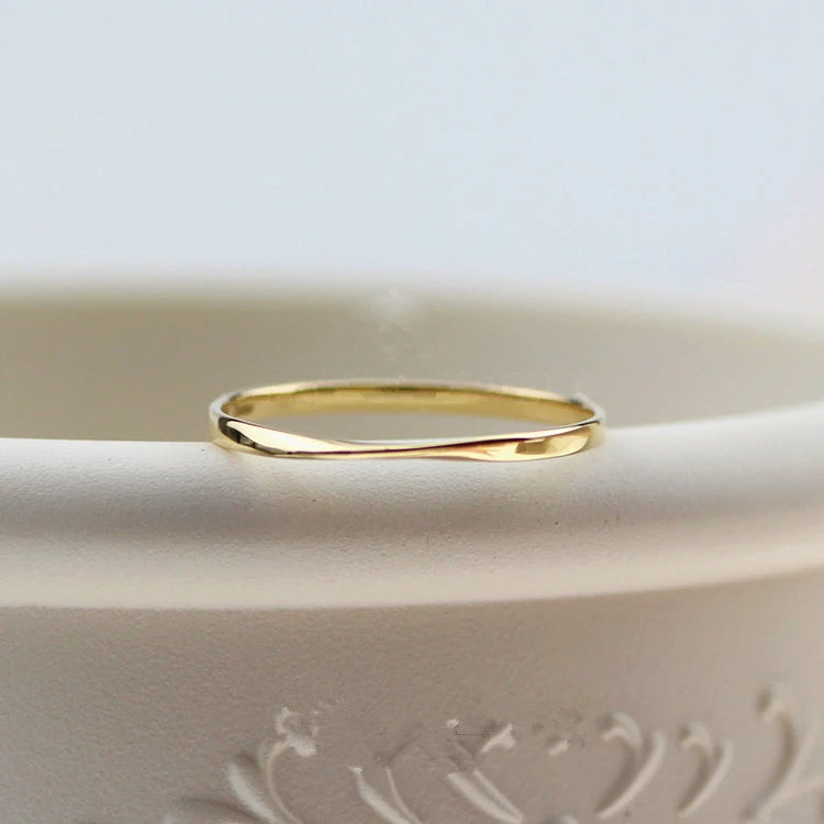 Hot Sales Simple Custom Design Women Nail Ring 925 Sterling Silver Initial Ring