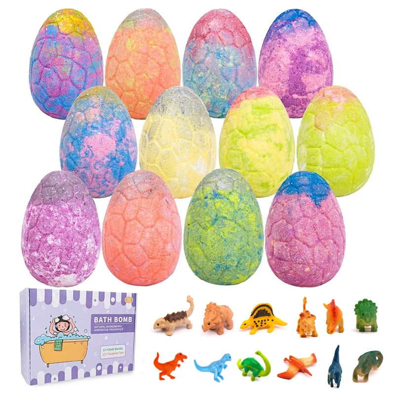 Factory OEM Customized 100% Natural Ingredients Bath Bombs for Kids with Toys Inside
