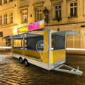 2025 Mini Coffee Burger Cart Food Truck Mobile Frozen and Warm for Sale Usa Food Kiosk Mobile Kitchen Hotdog BBQ Food Trailers
