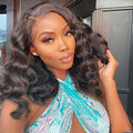 Luxury Hair Short Loose Deep Wave Glueless WigsDouble Drawn Human Hair Funmi HairHD Lace Loose Wave 13X4 Lace Front Wig