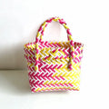 2026 Hot Selling Mini Beach Outdoor Kids Waterproof & Eco-Friendly PP Plastic Woven Summer Gifts Basket for Girls