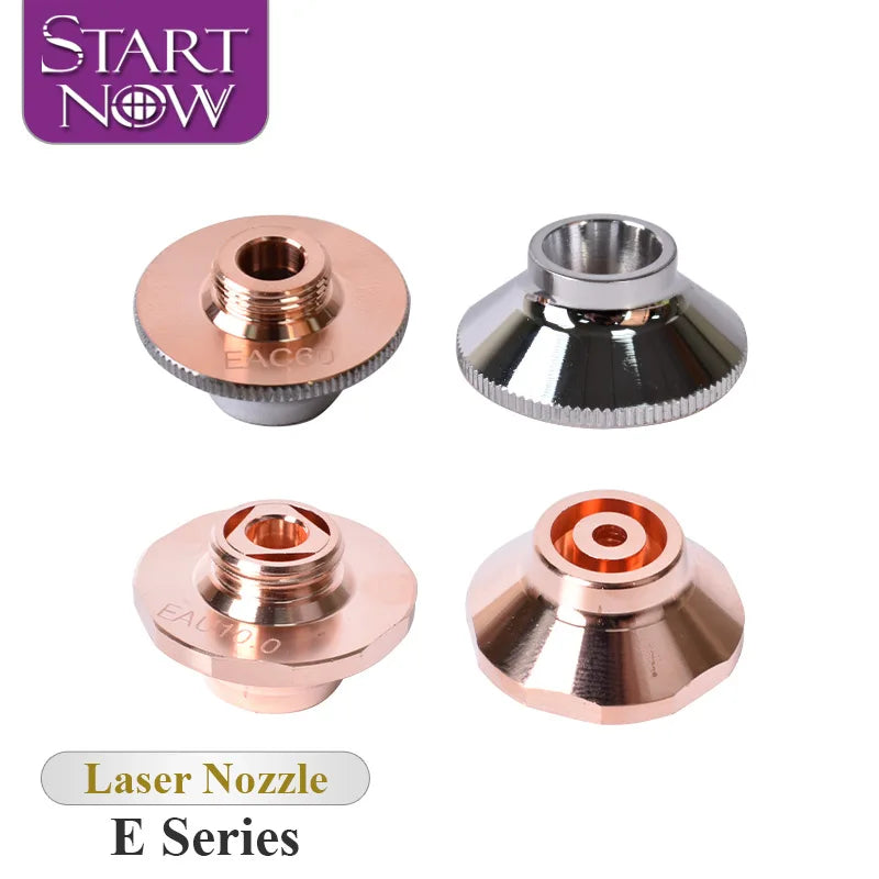 Startnow EAC Cutting Head Laser Nozzle Single EAU Double  Layers Dia.25 Caliber 3.0 4.0 6.0 10.0mm Precitec ECU/EU Welder Nozzle