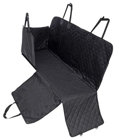 Durable Soft Back Car Seat Cover Removable Waterproof and Scratchproof Dog Pet Hammock with Nonslip Feature for Backseat