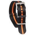 One Piece of Nylon Watch Strap Factory Low Price Wholesale 18/20/22/24 mm Fabric Striped Watch Band With 304L SS Polished Buckle