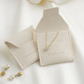 PandaSew Custom Logo Luxurious 1.4mm Microfiber Envelope Flap Package Jewelry Pouch