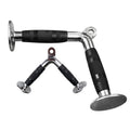 Gym Fitness Equipment Accessories Non-slip Tricpes Pulldown V Shaped Rubber Handgrips for Cable Machine