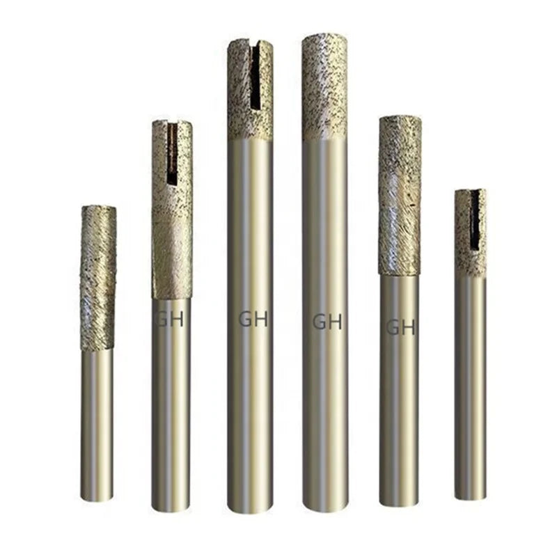 CNC Stone Milling Bottom Engraving Tool Slotted Sintered Diamond Router Bit for Granite Marble MegaBDM