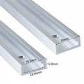 30 Aluminum Anode T-Track Router Table Saw Woodworking Aluminium Alloy Chute with T-Slot Carton Packing