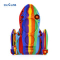 SILICLAB Manufacturer Wholesale Smoking Accessories Silicone Multifunctional Rocket Wax Herb Tray
