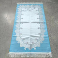 Wholesale Custom Design Embroidered Polyester Prayer Rug Thick Machine Woven Washable Modern Style for Home or Travel
