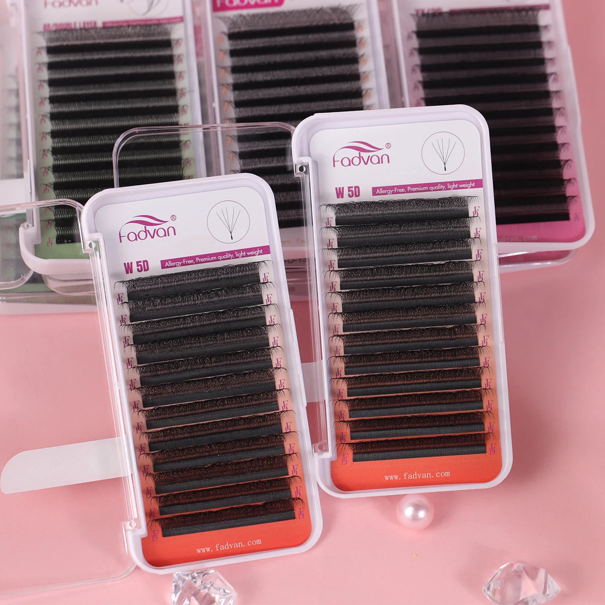 Handmade Eye Lashes Yy Extension Oem Individual Synthetic Hair Natural Long False Lash 3D Looking Yy Shaped Cilios 4d w Lash