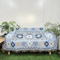 High Quality Jacquard Woven Boho Tapestry Blanket Animal Cartoon Vintage Pattern Portable Picnic Rug Four Seasons Use
