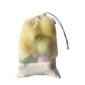 Custom Design Label Logo Organic Cotton Mesh Shopping Bags for Packaging Fruit Vegetables