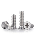 M3 M4 M5 M6 M8 M10 M12 304 Stainless Steel Bolts Phillips Flat Countersunk Head Machine Screws