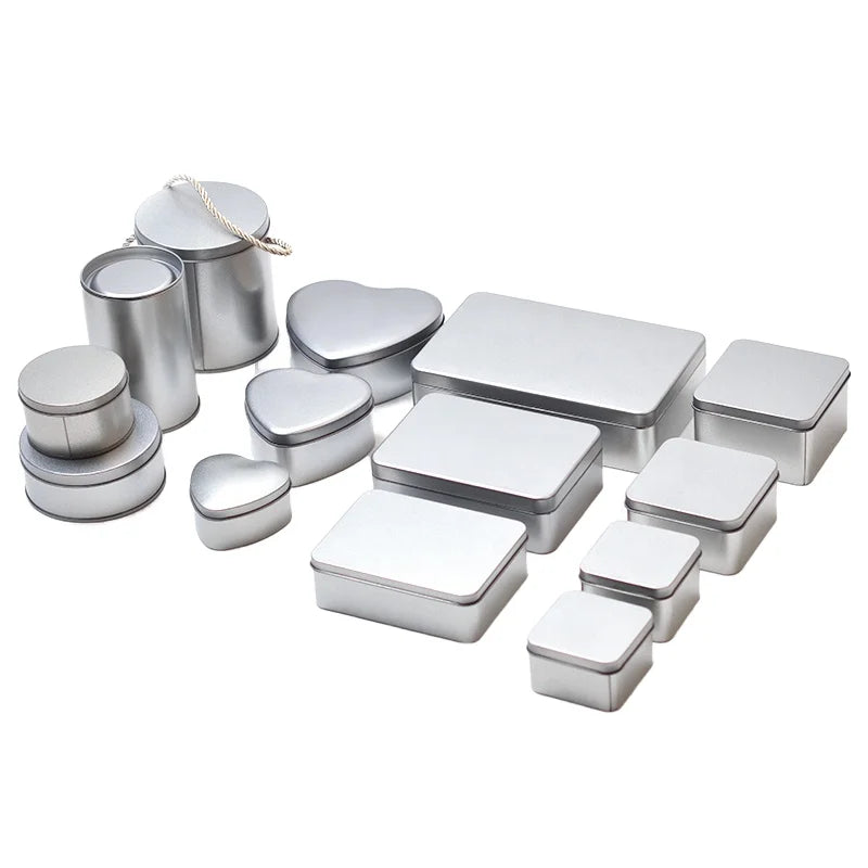 Custom Rectangle 101*70*20mm Tin Can Metal Window PVC Gift Tin Box Empty Food Tin Box for Personal Care Packaging