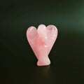 Huiying New Hot sale carved large natural rose quartz crystal angel sculptures craft for sale crystal crafts