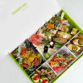 Wholesale Disposable Takeout Togo Sushi Packaging Custom Logo Take Away Bento Food Luxury Gift Paper Takeaway Sushi Box