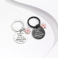 Metal Charm Keychain Mother's Day Gift Oriental Cherry Flower Keyring Mom Pendant Chain Key Ring Holder Jewelry Accessories Gift