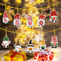 10pcs/Set Christmas Diamond Painting Santa Claus Pendant Hanging Ornament Tag Cards Christmas Decoration Home Decor