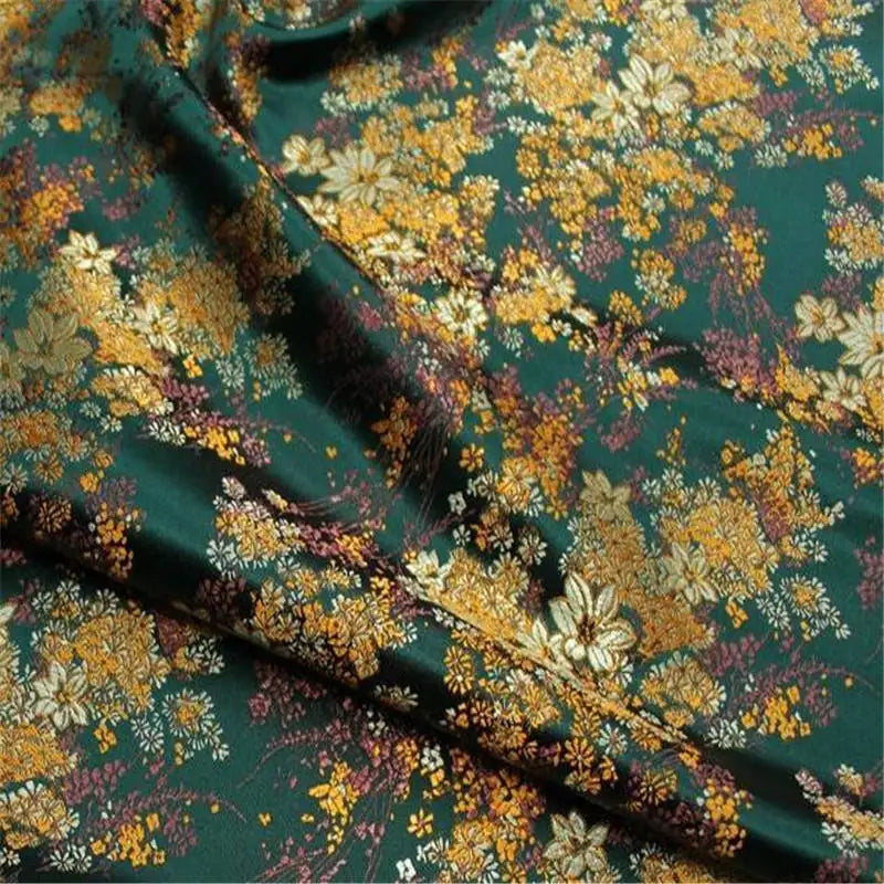 Promotion Price Causal Style Floral Design Good Material Popular Jacquard Brocade Fabric for Women Garment