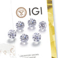 Starsgem Good Quality Loose Wholesale Fancy Round Shape Different Sizes Synthetic HPHT CVD Lab Grown Diamond for Sale