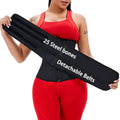 Wholesale Detachable Double Compression Belt 25 Steel Bone Corset Cincher Latex Waist Trainer for Slimming Tummy Plus Size