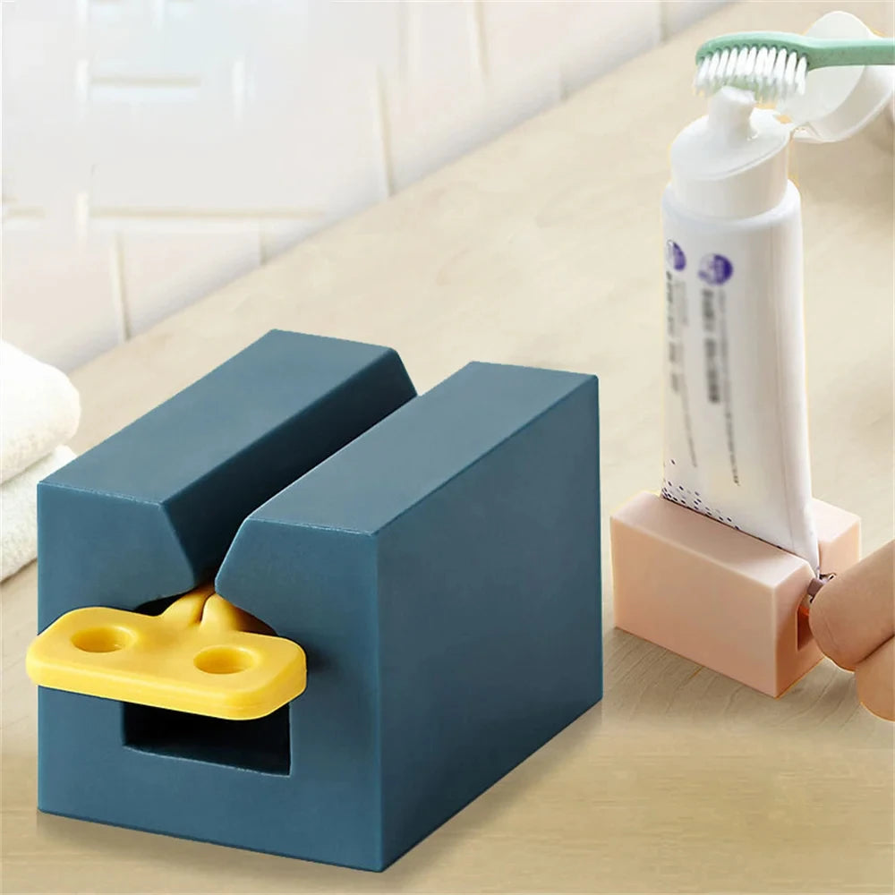 Home Toothpaste Dispenser Squeezer Manual Lazy Toothpaste Squeezer Hair Dye Cosmetic Squeezer Easy to Use Durable No Waste