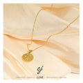 Carline Jewelry 18K Gold Plated Stainless Steel Link Necklace Trendy Rose Design Claw Setting Zircons Hot Sale for Women Girls