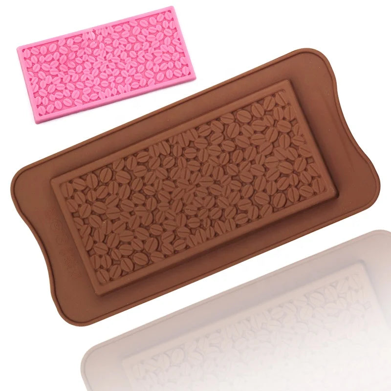 1020 Factory Free Sample Silicon Mold Whole Coffee Bean Shape Silicon Chocolate Moulds Hand Make Diy Silicone Bake Mold Resin