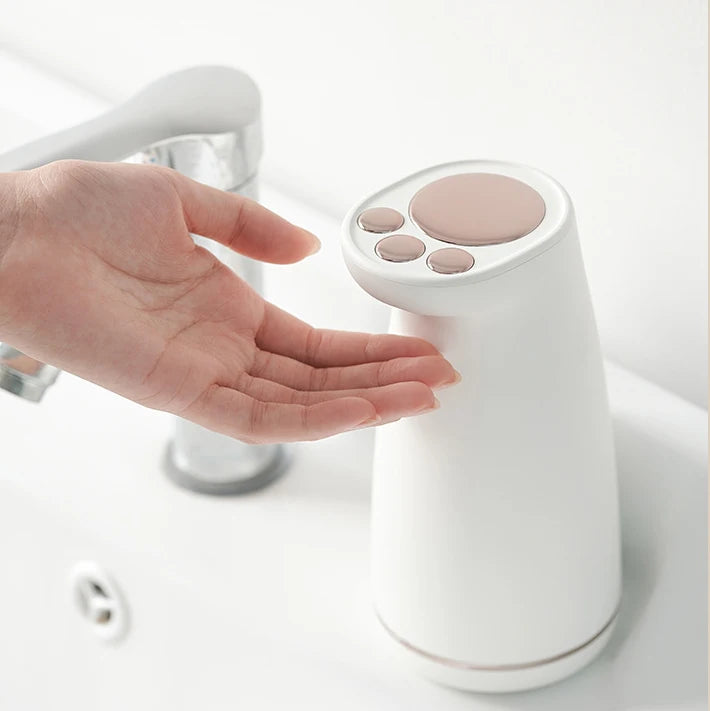 Cat Pad Hand Liquid Soap Dispenser Touchless Foam Cute Automatic Soap Machine