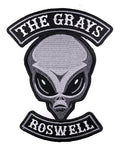 Iron on Alien Large Patch Embroidery Large Back Patches for Jackets
