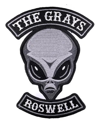 Iron on Alien Large Patch Embroidery Large Back Patches for Jackets