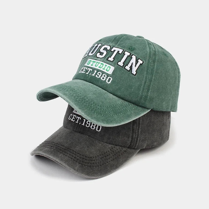 Designer Men Washed 6 Panel 3d Embroidered Logo Baseball Cap Vintage Hat Baseball Cap Sports Caps