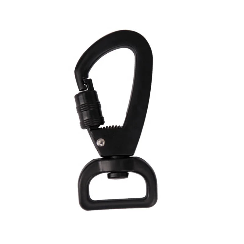 Baichaoli Zinc Alloy 2.0 Lightweight Dog Snap Carabiner Hooks Anodic Oxidation Finish Custom Logo for Mining Heavy Industry Use