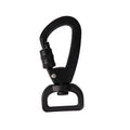 Baichaoli Zinc Alloy 2.0 Lightweight Dog Snap Carabiner Hooks Anodic Oxidation Finish Custom Logo Black Mining Heavy Industry MegaBDM
