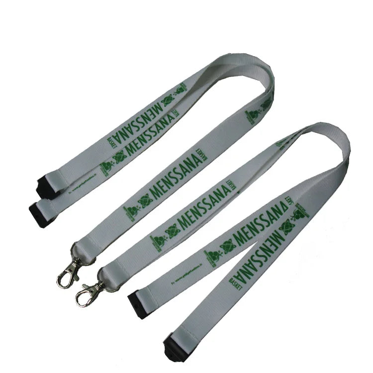 Hot Selling Good Quality Silk-screen Printing Craft Polyester Lanyard With Logo Custom