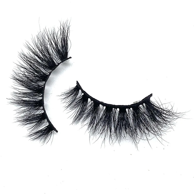 Factory Price Wholesale Mink Eye Lashes Handmade Premium 3D Mink Lashes Short Half Mink Lashes