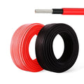 100m Photovoltaic Cable 4mm² 6mm² Solar Power Cable Wire / TUV Cable for PV Panels Connection Red Black XLPE Jacket 10AWG 14AWG