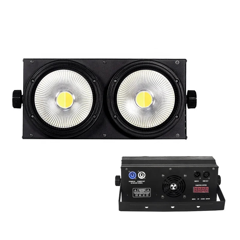 AICPOSE New Product 2x100w Blinder COB LED Audience  Effect Stage Led COB Blinder Light
