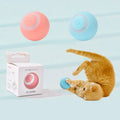 Hot Selling Smart Electric Catnip Ball Toy Automatic Self-Propelled Rolling Training Toy Silent Plastic Kitten Led Flash Toy